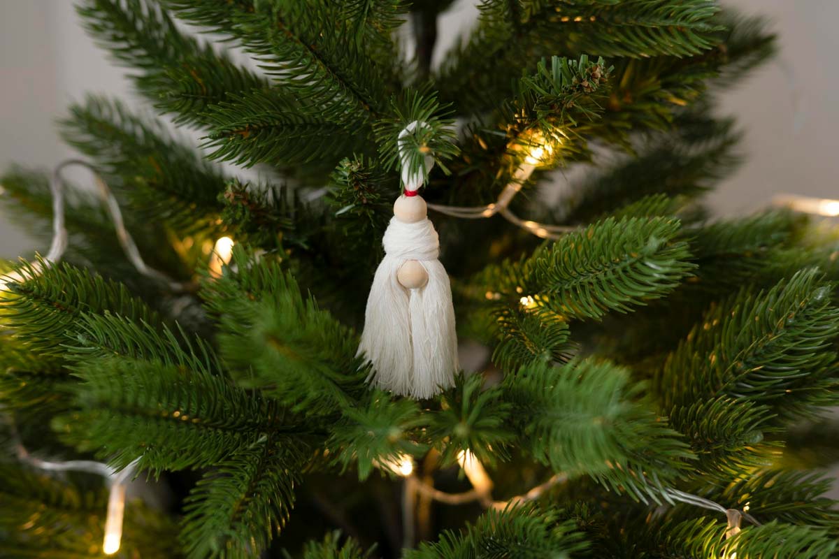 Sapin de Noël Décoré par les Enfants